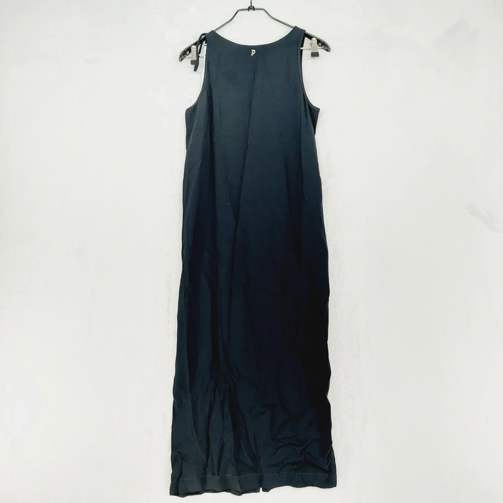 NEW Dondup Black Sleeveless Bow Neck Maxi Shift Dress P1878 - Picture 5 of 10